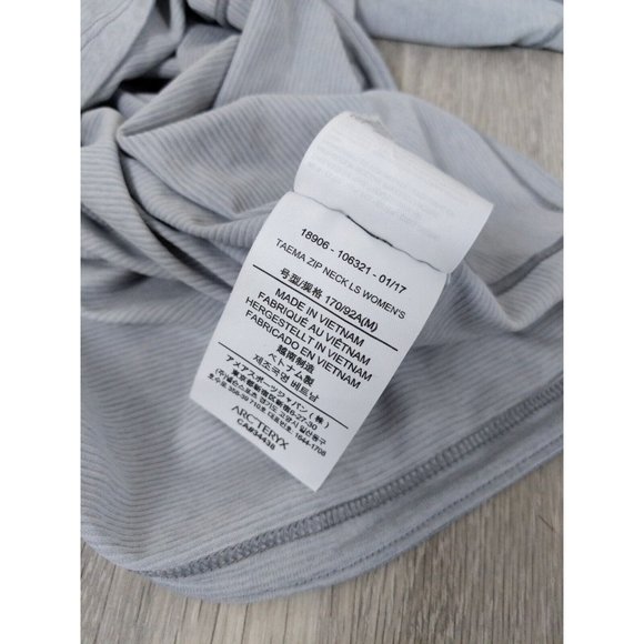 Arc'teryx Taema Half Zip Neck Long Sleeve Shirt Womens Medium Lightweight UPF - Picture 10 of 13